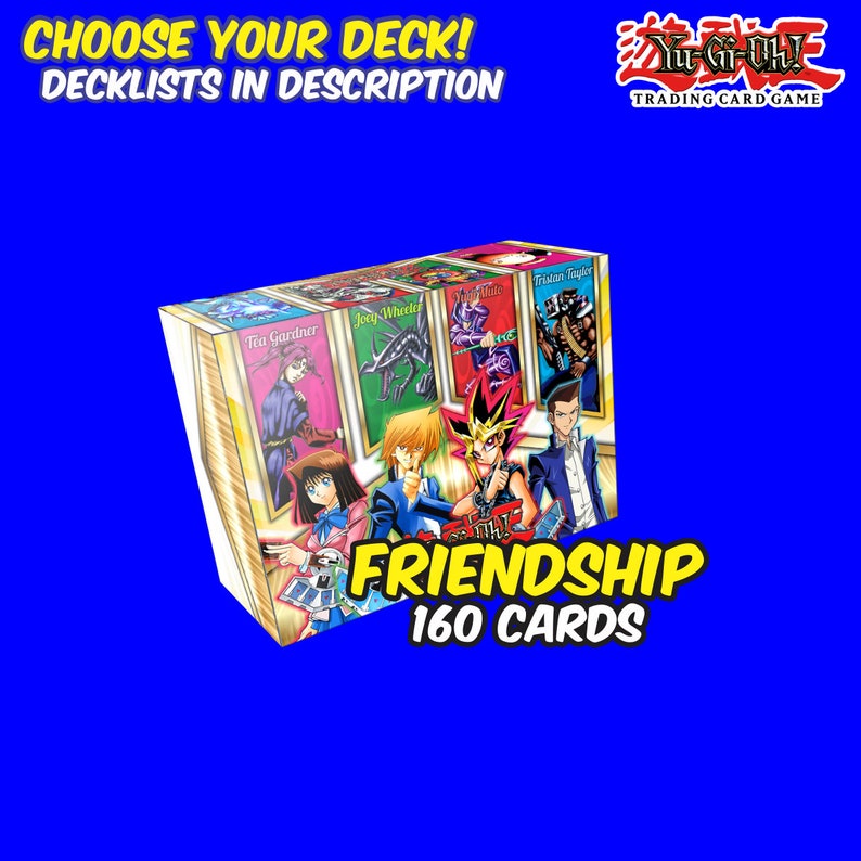 Decks Yugioh Orica Anime: Yugi Joey Kaiba Marik Bakura | Etsy