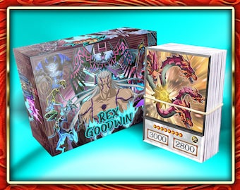 yugioh 5ds rex goodwin deck Goodwin Deck (60 Cards +36 Rare) +deckbox & Playmat Anime Orica