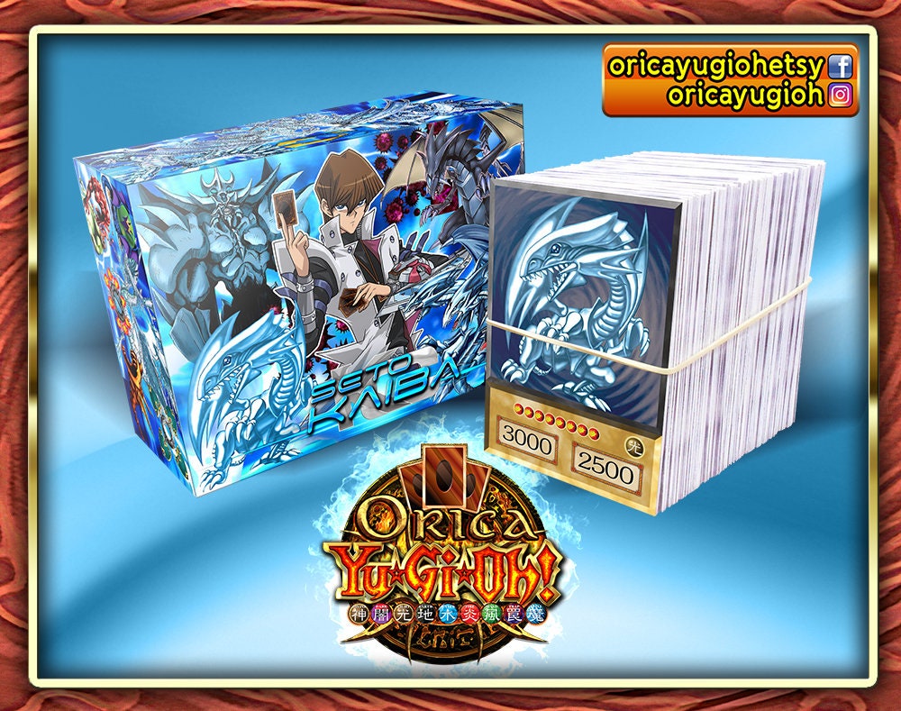 Seto Kaiba Deck 270 Cards Kaiba Corp Blue Eyes White Etsy