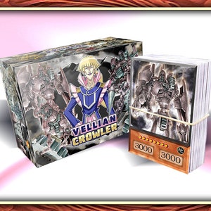 Vellian Crowler Deck (70 cards +27 Rare) +DeckBox & Playmat Anime Orica