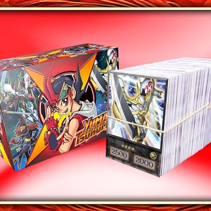 Yuma Tsukumo Deck (300 carte) +18 Rare, Box e Playmat Anime Orica