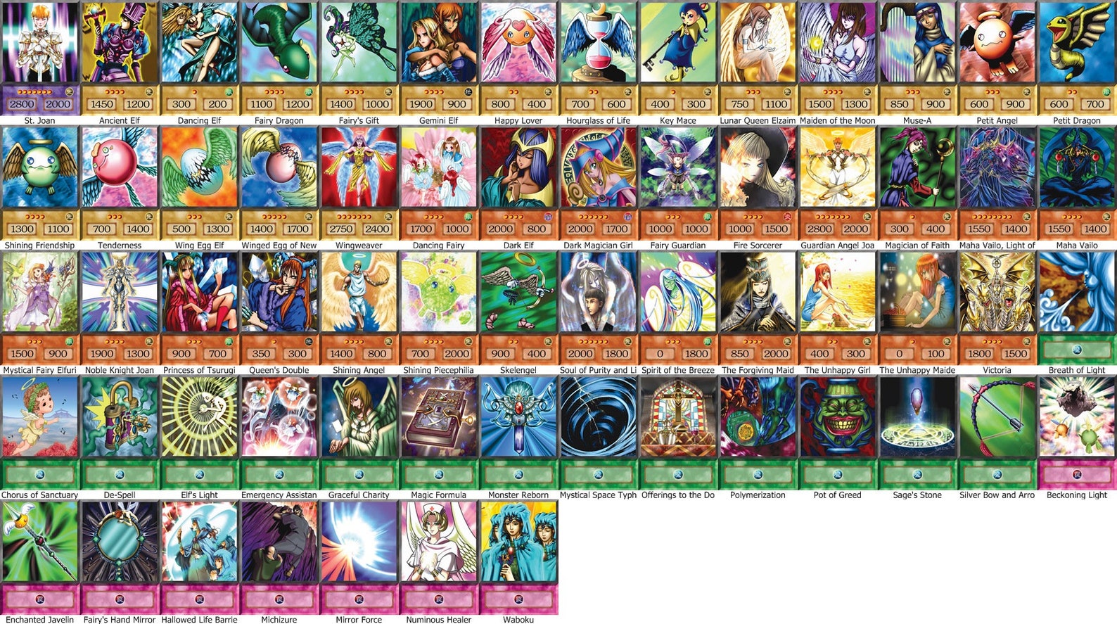 Tea Gardner Deck 63 Cards Magician of Faith Anime Orica Etsy