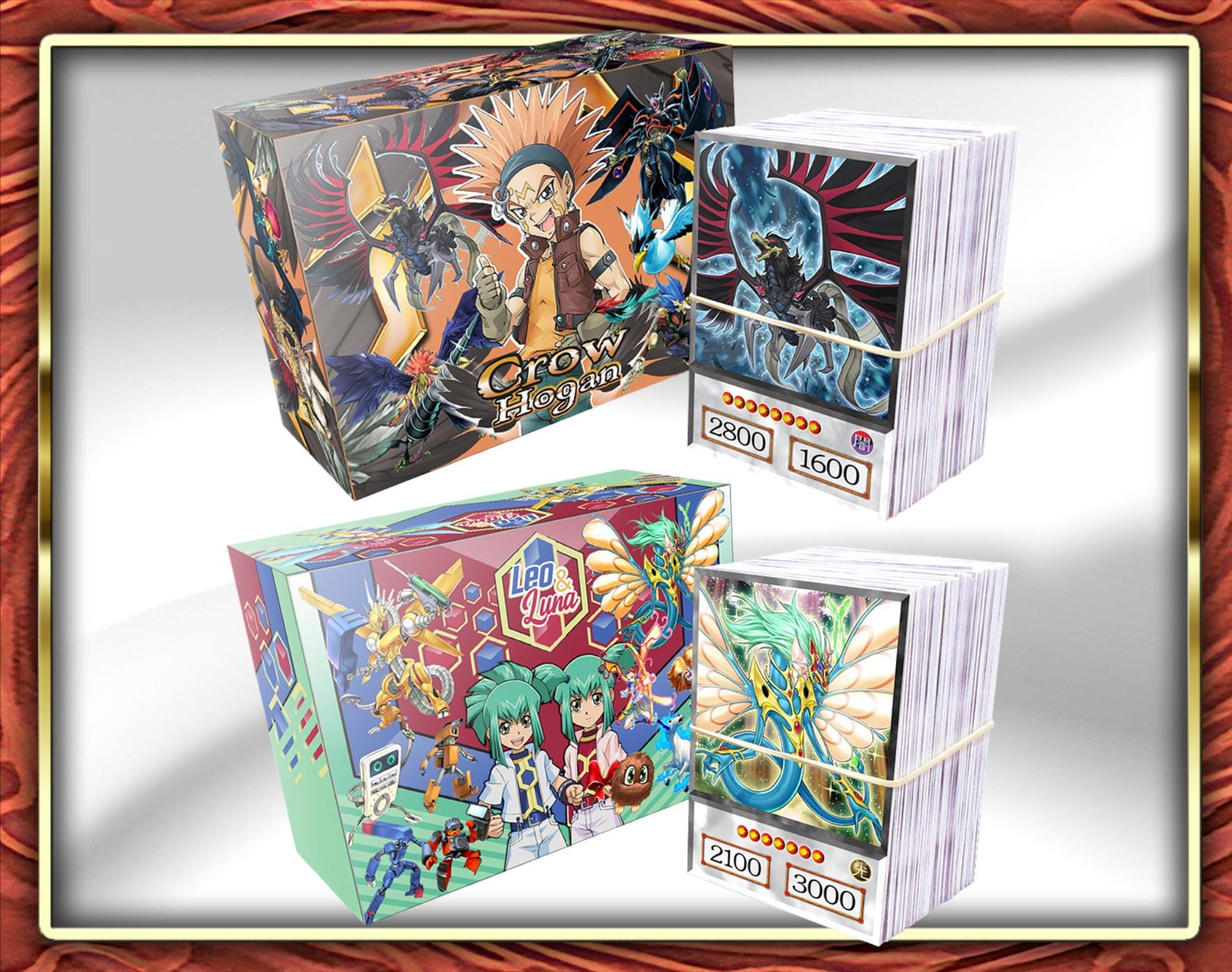 Crow, Leoluna (170 Cards) +50 Rare, Deckbox & Playmat Deck Anime