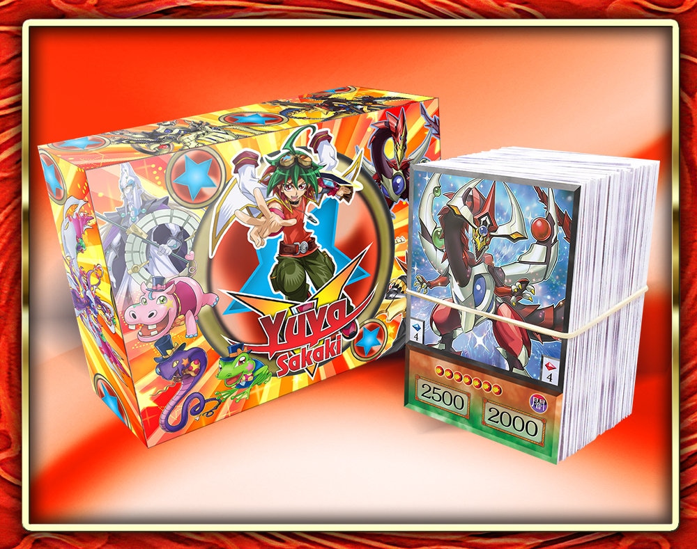Yuya Yuya Sakaki Deck (210 Cards +18 Rare) +deckbox & Playmat