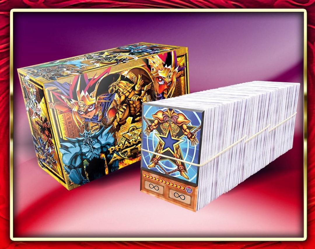 Pharaoh Yugi Deck (580 Cards +36 Rare) +deckbox & Playmat Anime Orica - Etsy