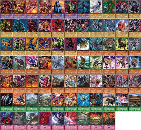 Rex Deck (70 Cards +36 Rare) +deckbox & Playmat Anime Orica - Etsy