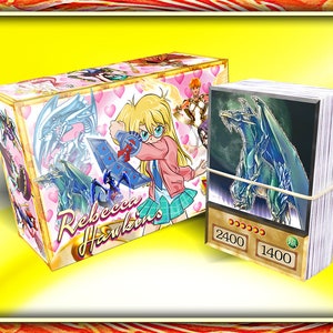 Rebecca Hawkins Deck (70 cards +27 Rare) +DeckBox & Playmat Anime Orica