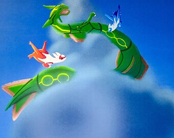 Hoenn Clouds Art Print