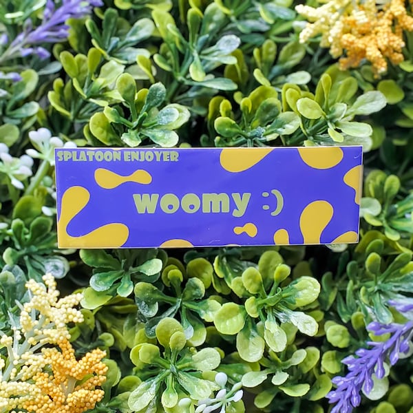 Woomy Name Tag Sticker