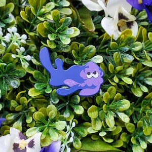 Squid Dyed Metal Enamel Pin