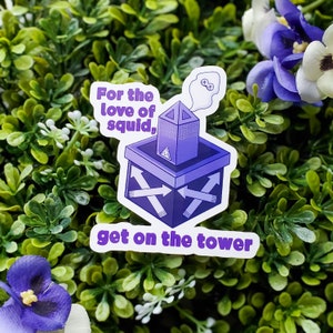 Squid Kid Tower Sticker