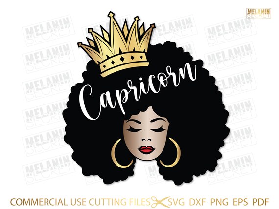 Black Women Capricorn Queen January Birthday T-Shirt Black Women Capricorn Queen January Birthday T-Shirt