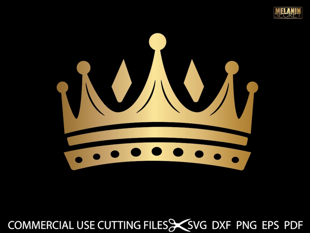 King Crown SVG Black Man Crown Svg Melanin Svg Afro Svg - Etsy