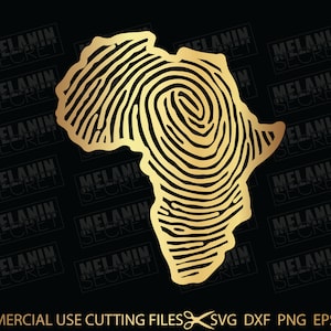 Africa Map Frame SVG, Africa Frame, Africa Map Monogram SVG, Cricut Cut File, SVG files for Cricut, Silhouette, Instant Download, Svg