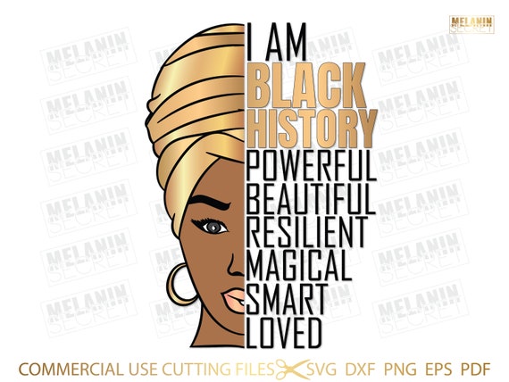 I Am Black History Month Woman - Black Girl Magic Melanin T-Shirt I Am Black History Month Woman - Black Girl Magic Melanin T-Shirt