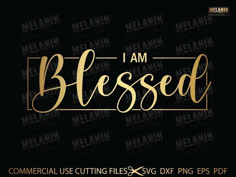I Am Blessed Svg Blessed Svg Success Svg Hustler Svg | Etsy