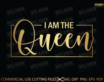 I Am The Queen Svg, Queen Svg, Success Svg, Hustler Svg, Empowered Svg, Girl Boss Svg, Momlife Svg, Grind Svg, Humble Svg