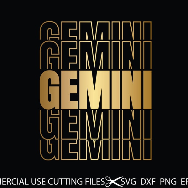 Gemini SVG, Gemini Png File, Afro Svg, Birthday Gift Svg, May, June Svg, Zodiac Shirt Svg Cut File Silhouette, Cricut