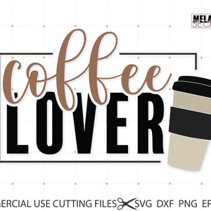 64 Coffee Bundle Svg Designs, Funny Coffee Quotes Svg, Coffeine Svg File for Cutting Machine, Silhouette Cameo, Cricut, Commercial Use. image 5