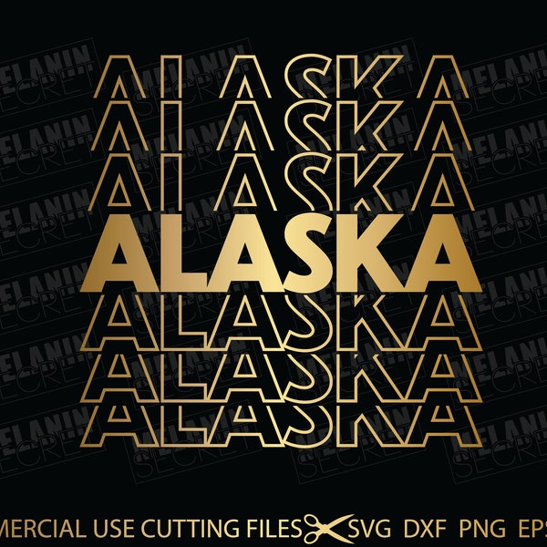 Alaska State SVG, Alaska Svg, State Svg, United States of America Cut File, Alaska Cut File Svg, Clip Art, Files for Cricut