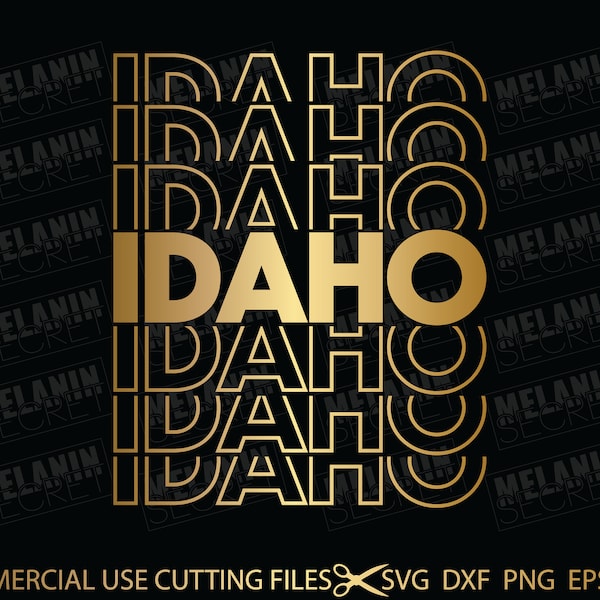 Idaho State SVG, Idaho Svg, State Svg, United States of America Cut File, Idaho Cut File Svg, Clip Art, Files for Cricut