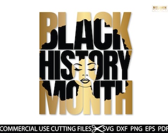 Black History Month SVG, Afro Diva Svg, Queen Boss, Lady, Black Woman, Glamour, SVG, PNG Vector Clipart Silhouette Cricut Cut Cutting