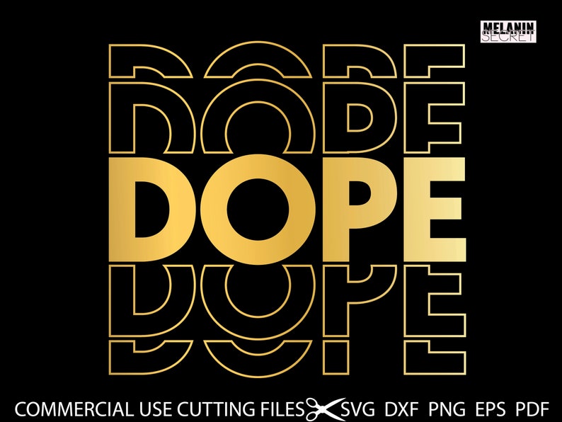 Dope Svg Dope Text SVG Woman Svg Afro Svg Black Queen Svg Etsy Canada