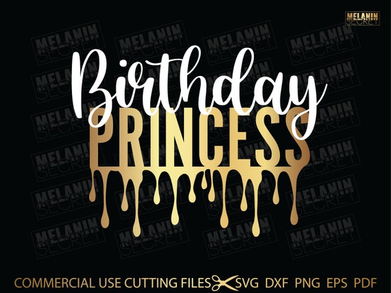 Birthday Princess SVG Birthday SVG Birthday Shirt File | Etsy