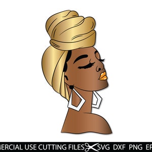 Afro Diva SVG, Diva, Boss Regina, Signora, Donna Nera, Glamour, Africa, Nubiano, Melanina, SVG, PNG Vector Clipart Silhouette Cricut Taglio Taglio