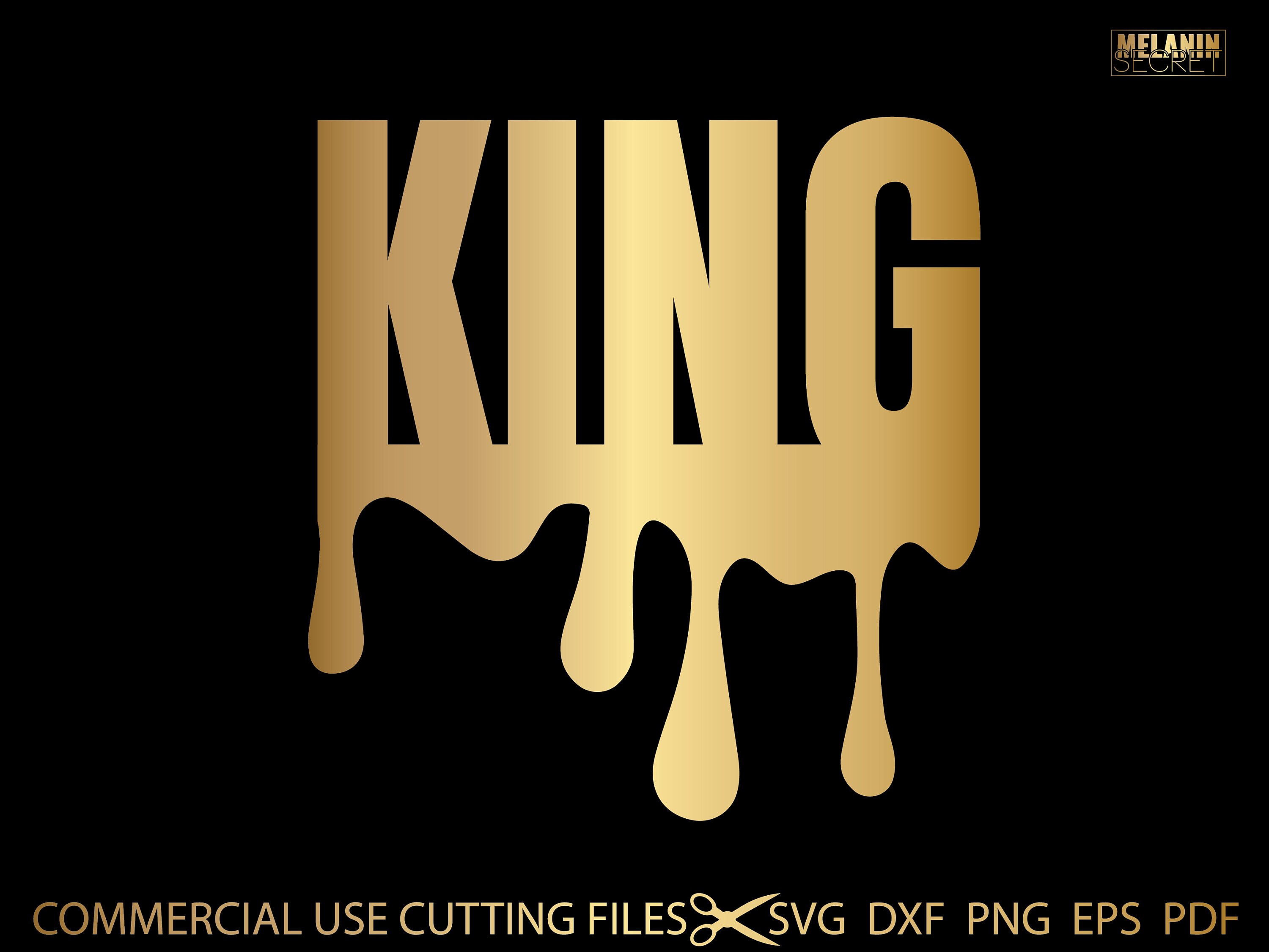 King Drip Svg King SVG Black King Svg Man Svg Dope Svg Etsy Australia