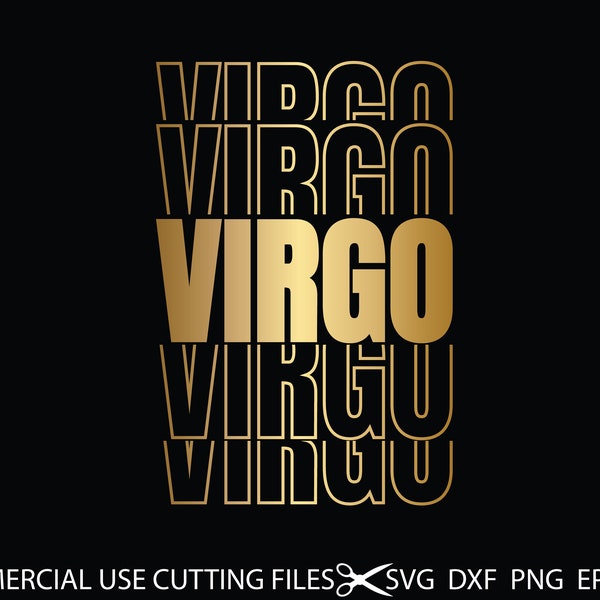 Virgo SVG, Virgo Png File, Afro Svg, Birthday Gift Svg, September Svg, August Svg, Zodiac Shirt Svg Cut File Silhouette, Cricut