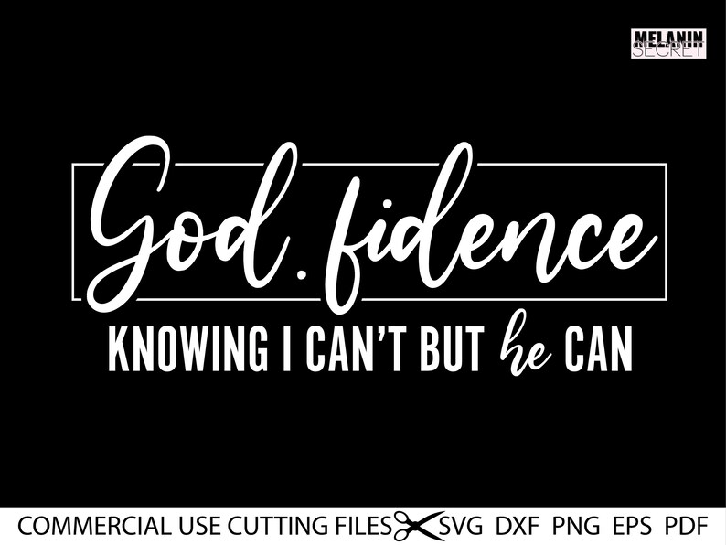 Download Godfidence SVG god fidence cute Christian SVGs hand ...