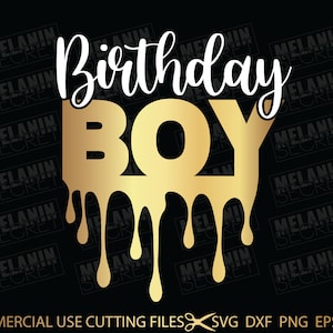 Birthday Boy SVG, Birthday Svg, Birthday Prince Svg, Birthday Shirt Svg Cut File For Silhouette, Cricut Machines Svg, Dxf, Png, Pdf