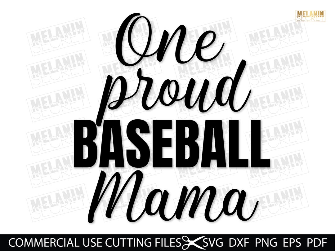 Proud Baseball Mama SVG, Baseball Mom Life Svg, Baseball Shirt Svg