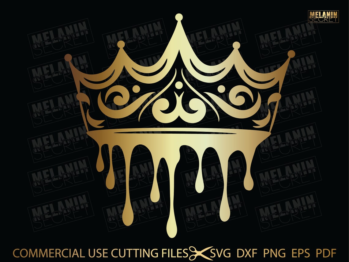 Black Man Svg King With Crown Svg Black Man Crown Svg Melanin Svg