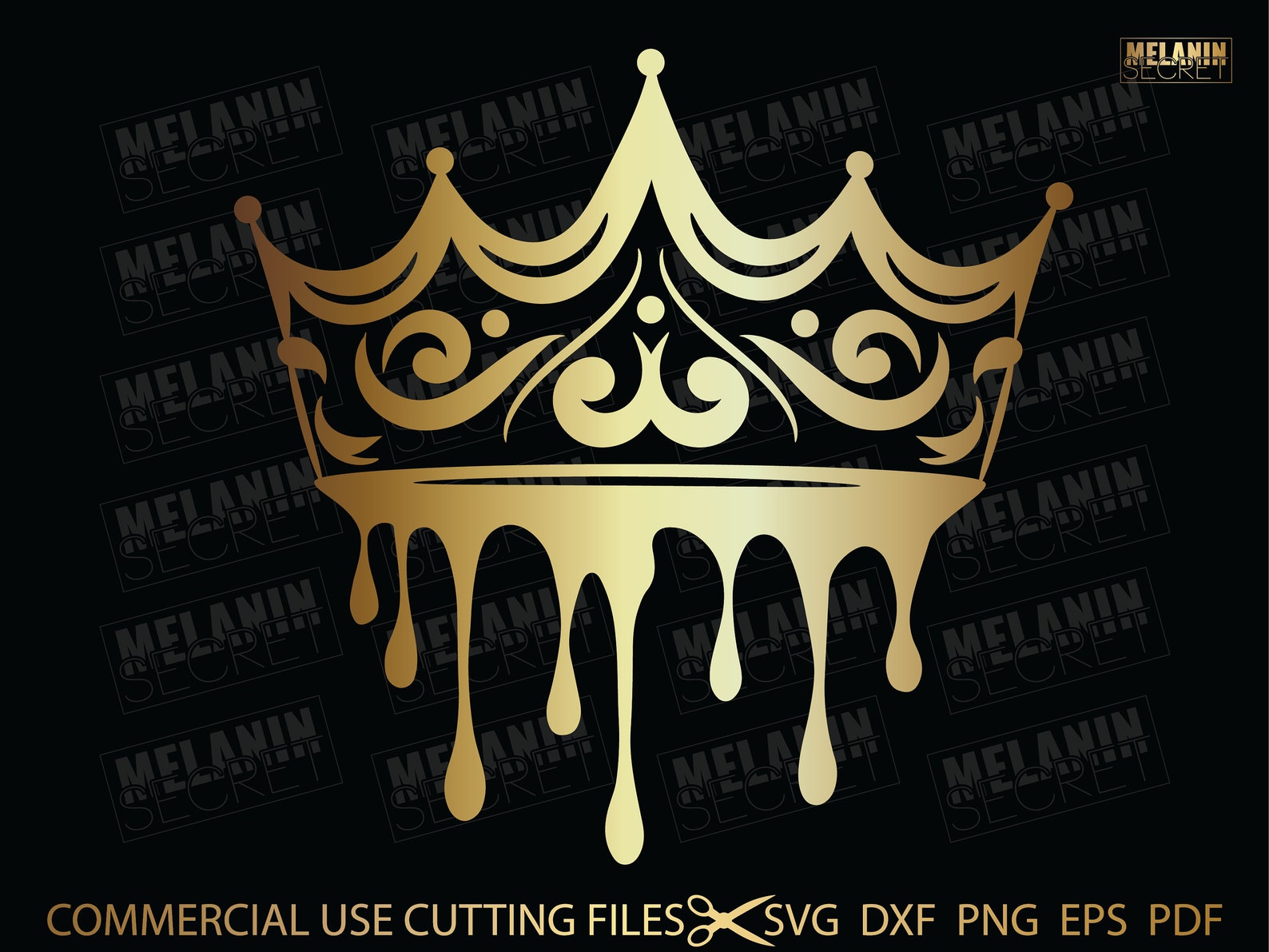 King Crown SVG Black Man Crown Svg Melanin Svg Afro Svg Etsy