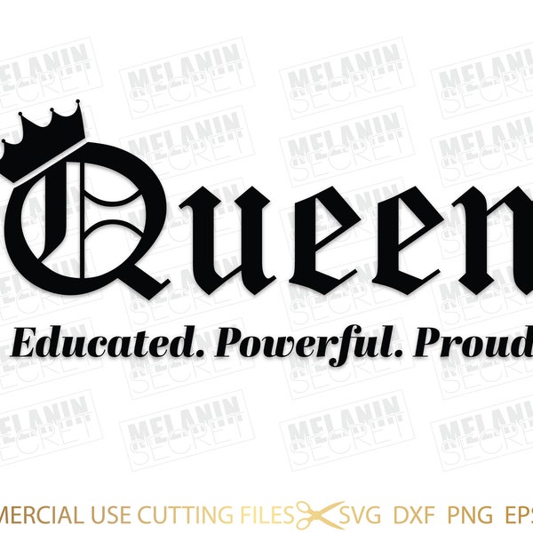 Queen SVG, Dope Svg, Woman Svg, Afro Svg, Black Queen Svg, Black Woman Svg, Melanin Shirt Svg Cut File, Cricut Silhouette File