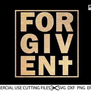 Forgiven SVG, Bible Verse Svg, Christian Svg, Religious Svg, Easter Svg ...