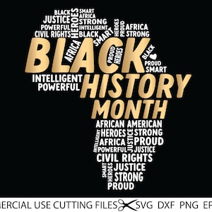 Black History Month SVG, Afrika Svg, Free-ish Sinds 1865 Svg, Freeish Svg, Zwarte Vrouw, SVG, Vector Clipart Silhouet Cricut Cut Snijden