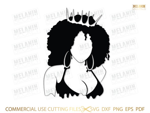 Afro Diva Drip SVG, Queen Boss, Lady, Black Woman, Crown, Drip, Nubian,  Melanin, SVG, PNG Vector Clipart Silhouette Cricut Cut Cutting -  Canada