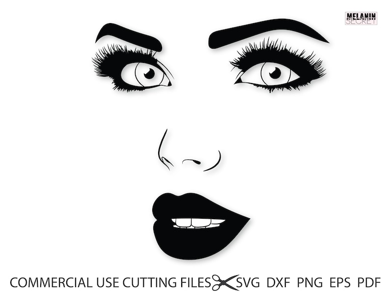 Download Afro Svg Lips Svg Dxf Lipstick Svg Cut File Silhouette Beautiful Face Svg Cricut Svg Makeup Svg Red Lips Svg Woman Face Svg Png Art Collectibles Drawing Illustration Delage Com Br
