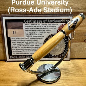 Sports Memorabilia Rollerball Pens | Unique Gift for Sports Fans Purdue University