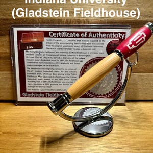 Sports Memorabilia Rollerball Pens | Unique Gift for Sports Fans Indiana University
