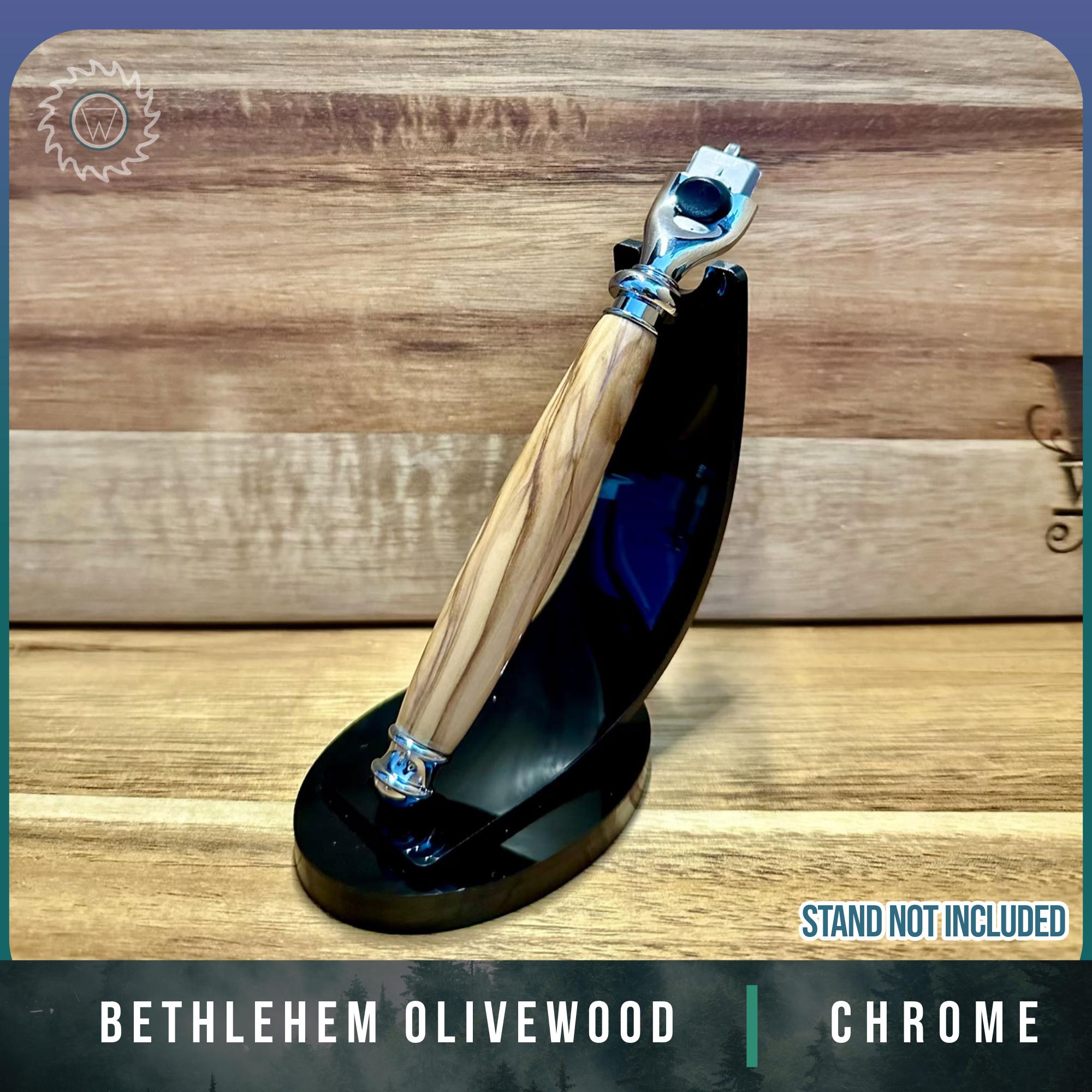 Handturned Wood Razor - Mach3 Compatible, Father's Day Gift