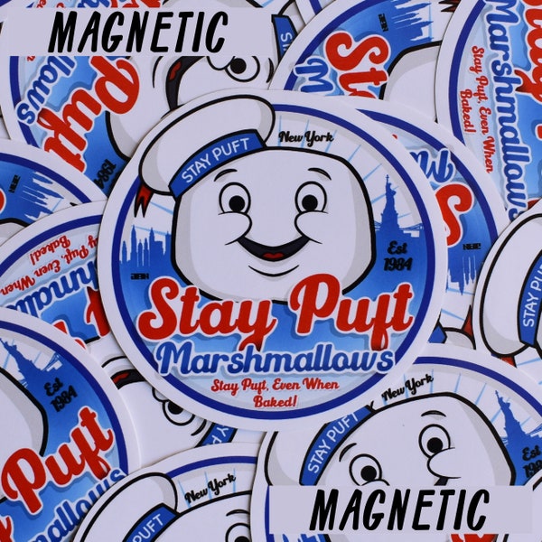 Stay Puft Marshmallow Magnet