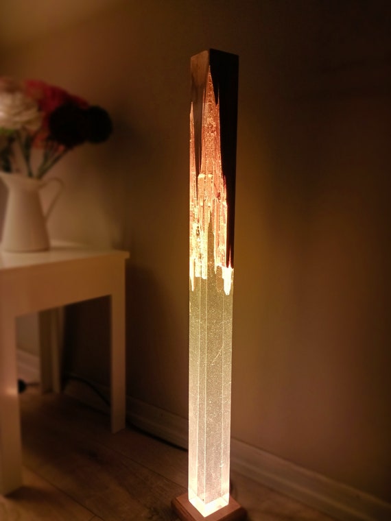 Resin floor lamp deals