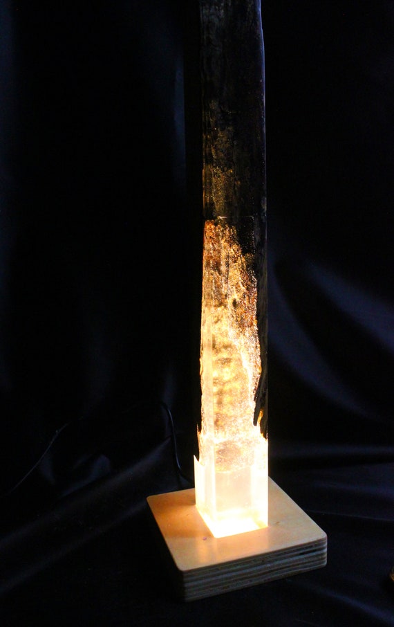 Wooden on sale lava lamp