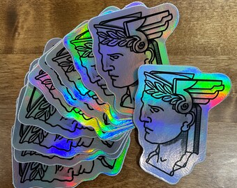 Holografische Guardian-sticker. Ben je dol op de Guardians? Ben je dol op Cleveland? Dit is een coole manier om je geest te laten zien!