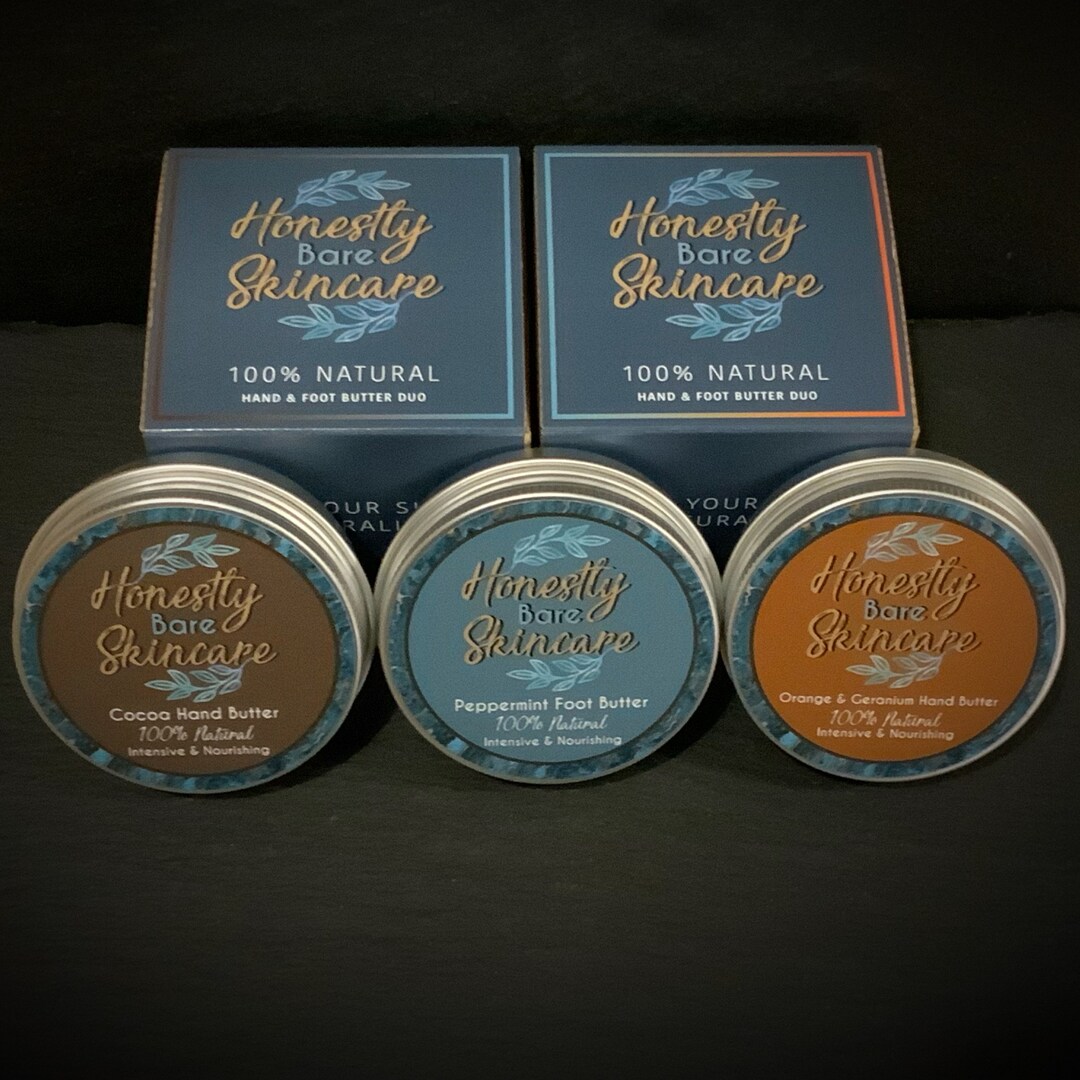 Hand and Foot Cream Gift Set Natural Skincare Vegan Gift Etsy Australia