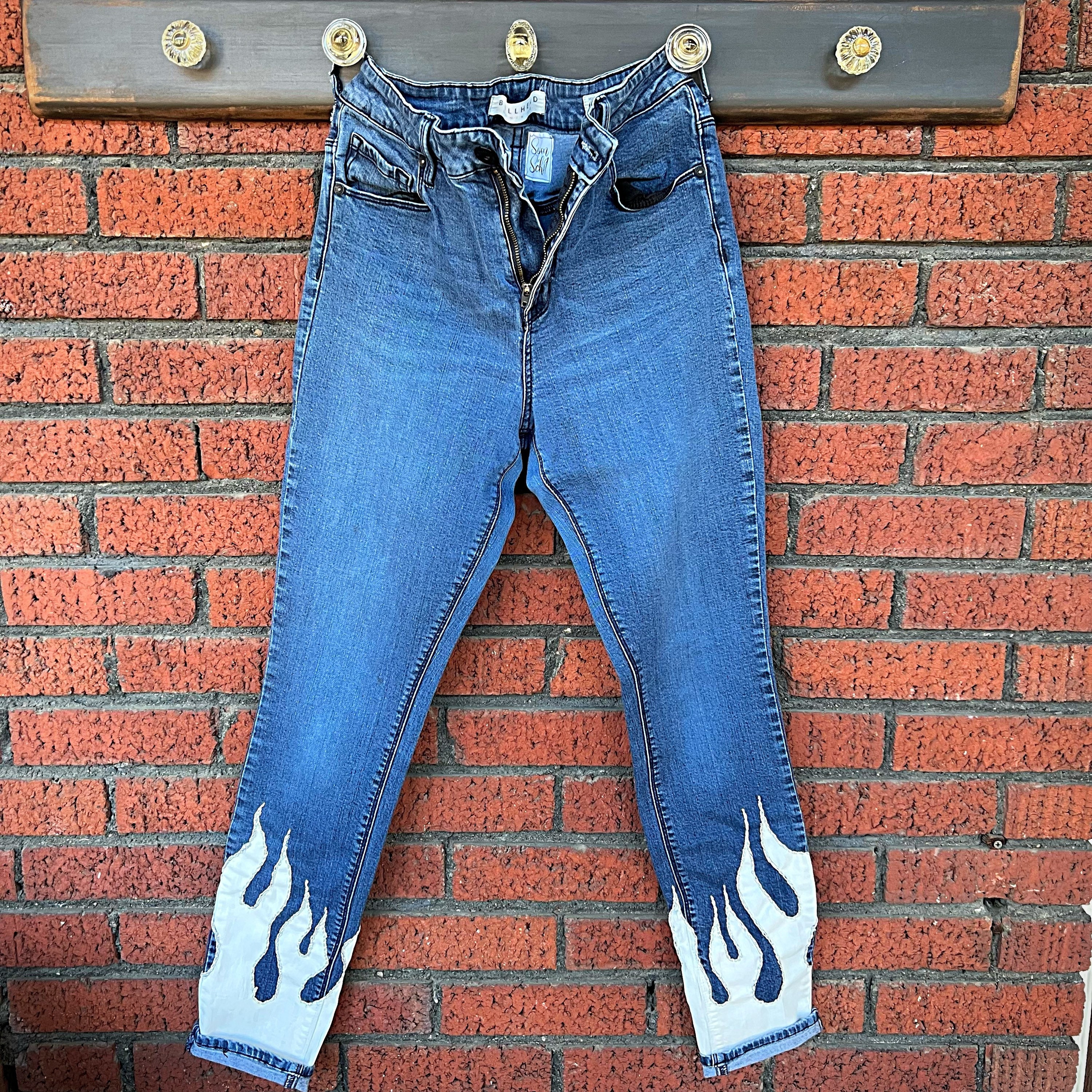 Flame Jeans - Etsy